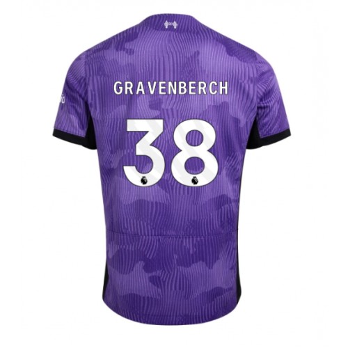 Pánský Fotbalový dres Liverpool Ryan Gravenberch #38 2023-24 Třetí Krátký Rukáv